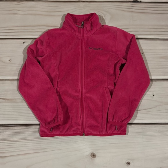 Girls Columbia zip up jacket - Picture 1 of 3